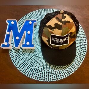 Jason Aldean Nashville Camo Mesh Snapback Trucker Hat; Pre-owned